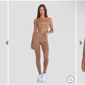 Crop Shop Boutique x Isabelle Mathers — Issy Crop & Seamless Leggings in Caramel